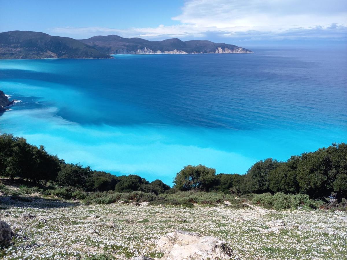 Dionisis Apartments Agia Efimia Bagian luar foto
